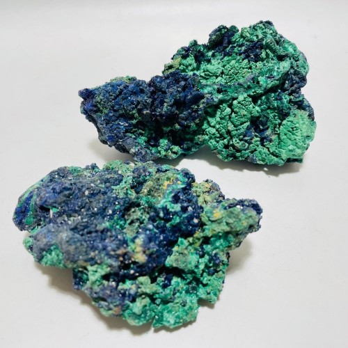 2 Pieces Raw Azurite Specimen