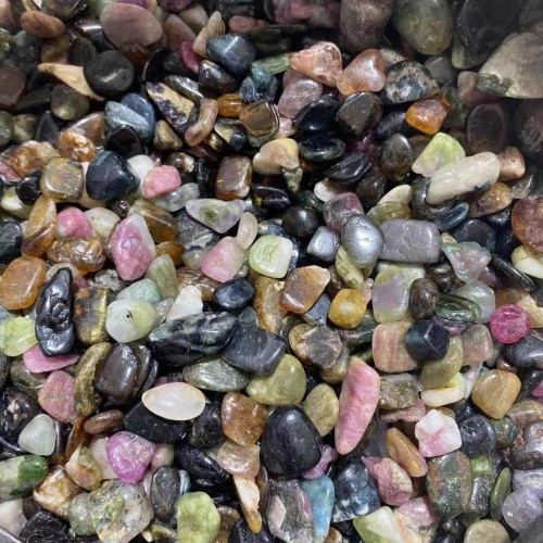 Colorful Tourmaline Gravel Chips 10-20mm Wholesale