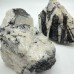 Large Raw Black Tourmaline With Quartz