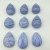 Blue Lace Agate Teardrop DIY Pendant Wholesale