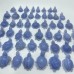 51 Pieces Blue Lace Agate Sea Turtle Carving