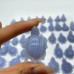 51 Pieces Blue Lace Agate Sea Turtle Carving