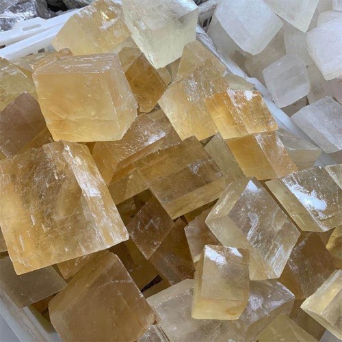 Raw Yellow Honey And White Calcite Wholesale