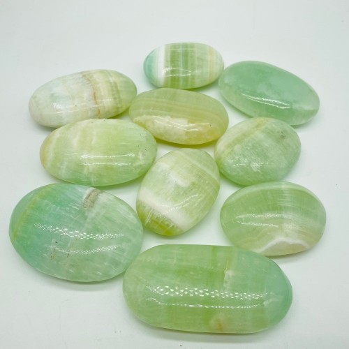 Green Calcite Palm Crystal Wholesale