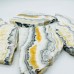 Large Grey Yellow Calcite Slab Wholesale