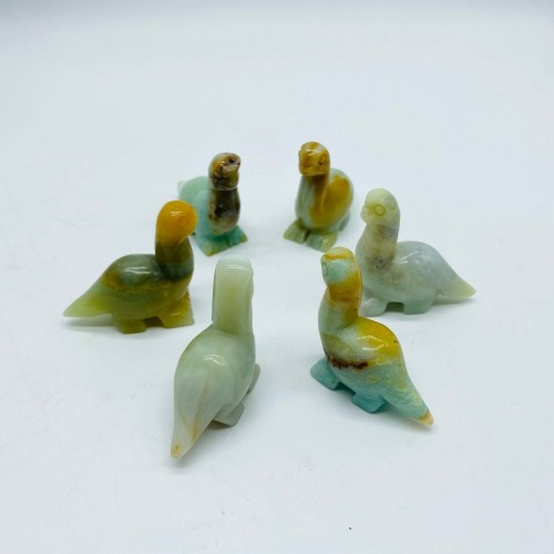 Caribbean Calcite Dinosaur Carving Wholesale