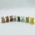 Mini Crazy Agate&Caribbean Calcite Cat Carving Wholesale