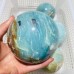 5 Pieces Large Blue Caribbean Calcite Spheres