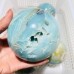 5 Pieces Large Blue Caribbean Calcite Spheres