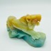 2 Pieces Caribbean Calcite Tiger Carving