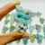 28 Pieces Blue Caribbean Calcite Snake Carving