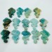 14 Pieces Caribbean Calcite Mermaid Carving