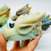 8 Pieces Large Caribbean Calcite Dragon Head Carving