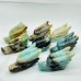 8 Pieces Large Caribbean Calcite Dragon Head Carving