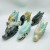 6 Pieces Large Caribbean Calcite Dragon Head Carving