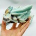 6 Pieces Large Caribbean Calcite Dragon Head Carving