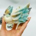 6 Pieces Large Caribbean Calcite Dragon Head Carving