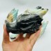 6 Pieces Large Caribbean Calcite Dragon Head Carving