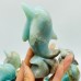 11 Pieces Beautiful Caribbean Calcite Dolphin Carving