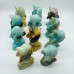 11 Pieces Beautiful Caribbean Calcite Dolphin Carving