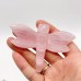 5 Types Dragonfly Crystal Carving Wholesale Caribbean Calcite Rose Quartz