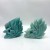 2 Pieces Caribbean Calcite Nine-tailed Fox Crystal Carving