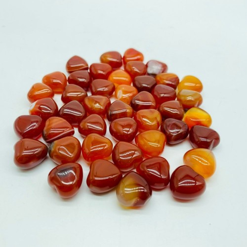 Mini Carnelian Heart 0.59in(1.5cm) Wholesale