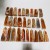 28 Pieces Four-Sided Carnelian Points