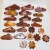 23 Pieces Geode Carnelian Carving