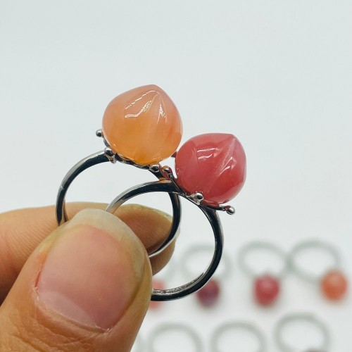 Carnelian Peach Ring Wholesale