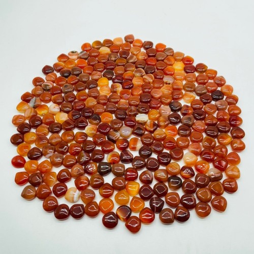 258 Pieces Mini Carnelian Heart DIY Pendant