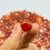 258 Pieces Mini Carnelian Heart DIY Pendant