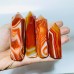 Beautiful Red Carnelian Stripe Tower Point Crystal Wholesale