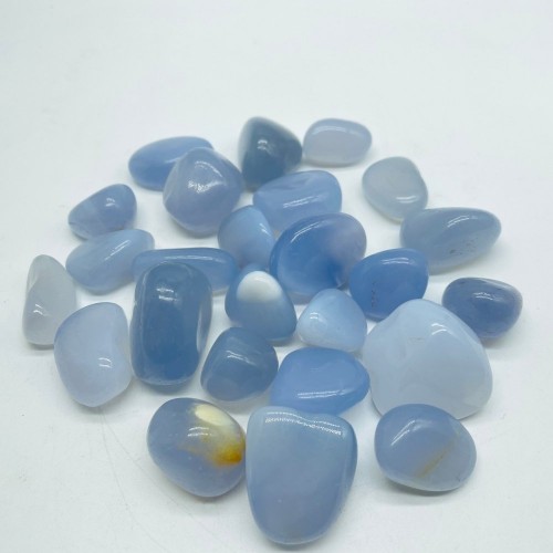 Blue Chalcedony Tumbled Wholesale