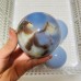 5 Pieces Blue Chalcedony Spheres