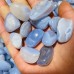 High Quality Stripe Blue Chalcedony Tumbled Wholesale