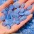 0.5in Blue High Quality Chalcedony Tumbled Gravel Wholesale