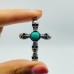 4 Types Skull Cross Pendant Wholesale Charoite Sunstone Malachite Moonstone