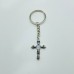 8 Types Crystal Keychain Carving Wholesale Cross Spin Turntable Shape