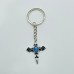 8 Types Crystal Keychain Carving Wholesale Cross Spin Turntable Shape