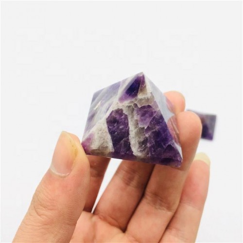 Amethyst Chevron Pyramids Wholesale