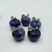 Chevron Amethyst & Ocean Jasper Apple Carving Wholesale