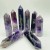 High Quality Transparent Deep Purple Chevron Amethyst Point Tower Wholesale