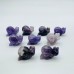 Howlite&Chevron Amethyst Snail Carving Crystal Wholesale