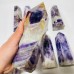 8 Pieces Large Chevron Amethyst Tower Points