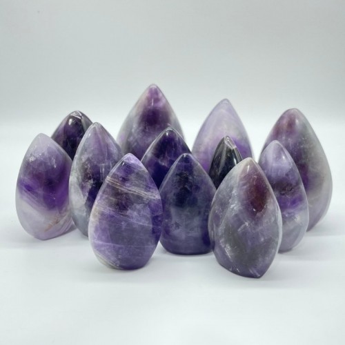 Chevron Amethyst Arrow Head Shaped Stone Wholesale