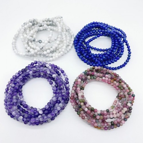 4 Types Bracelet Lapis Lazuli Chevron Amethyst Wholesale