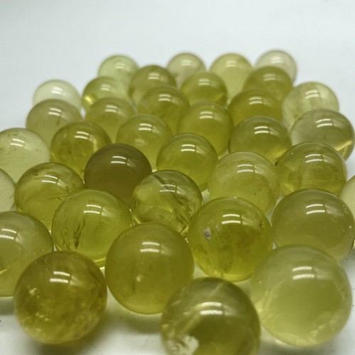 Mini Citrine Sphere Ball 0.7in(18mm) Wholesale