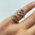 Two Styles Crown S925 Sterling Silver Citrine Crystal Ring Wholesale