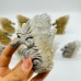 12 Pieces Clear Quartz Cluster Seahorse Carving